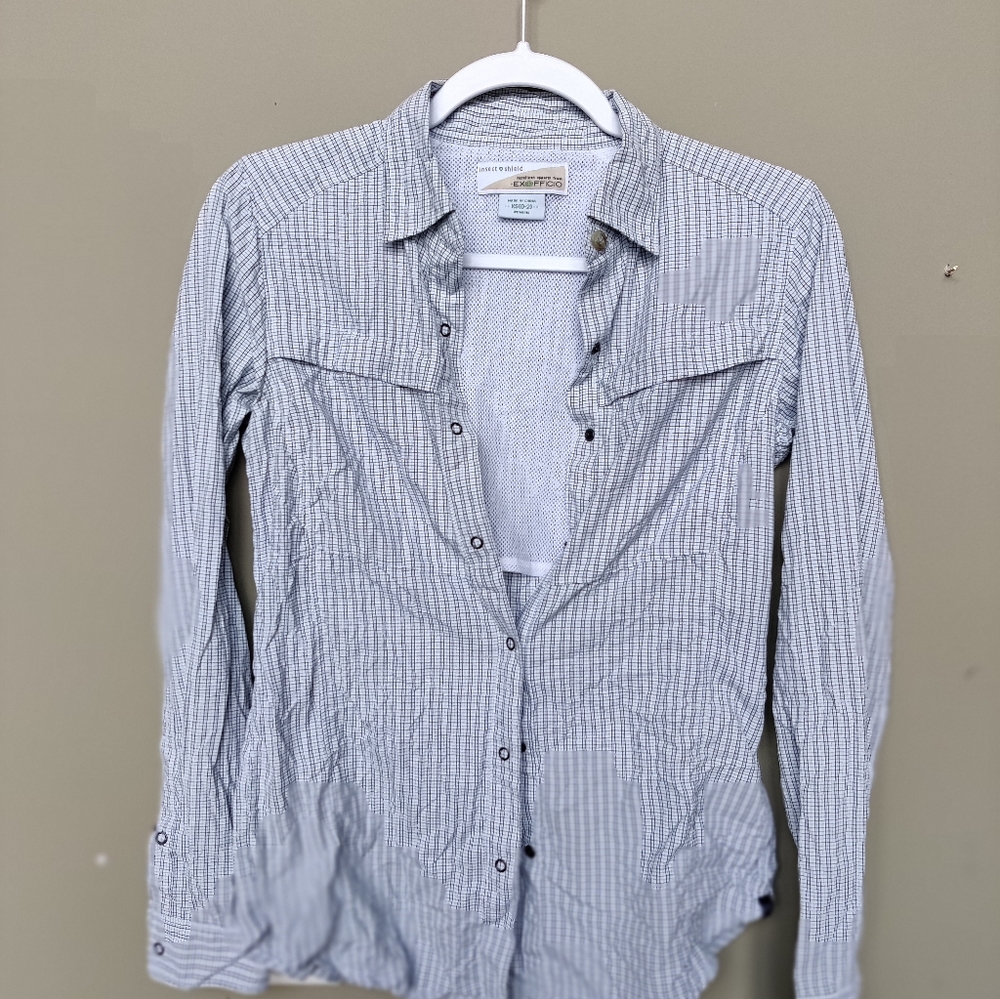 Exofficcio Insect Shield Camping Hiking Outdoors Shirt XS Retail $95